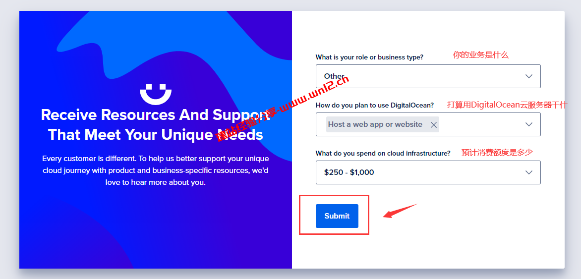 DigitalOcean注册教程_新注册DigitalOcean账号撸200美元体验免费云服务器插图4