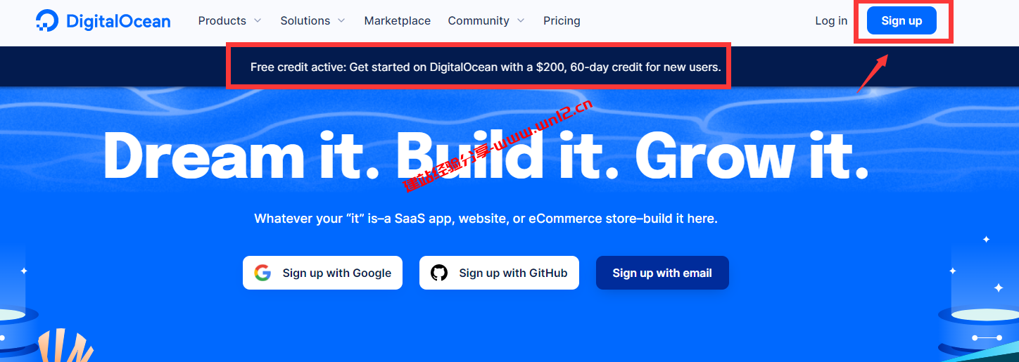 DigitalOcean注册教程_新注册DigitalOcean账号撸200美元体验免费云服务器插图