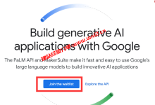 Google面向开发人员的生成式AI（Generative AI）开放候补申请，附详细申请教程_建站经验分享