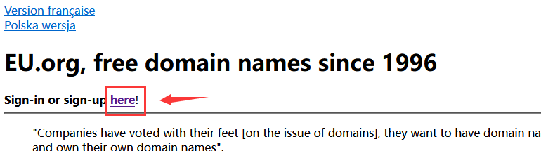 国外免费域名eu.org申请详细教程_支持第三方DNS解析的免费域名插图