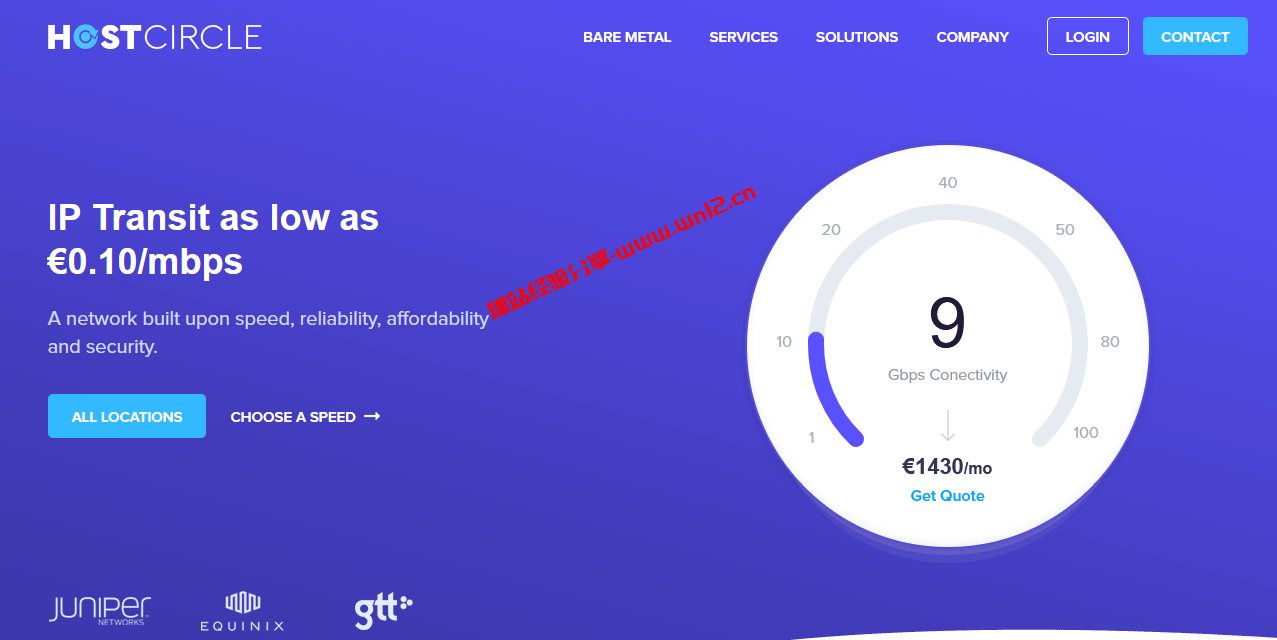 HostCircle 2023黑五优惠，荷兰高配独立服务器€92/月起，10G大带宽插图