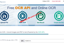 OCRSpace提供免费在线图片文字识别工具，注册就送25000请求/月的免费OCR API_建站经验分享