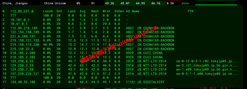 $3.49/月起的JuHost日本G口带宽直连云服务器怎么样？JuHost日本云服务器带宽质量和基本性能测评插图3