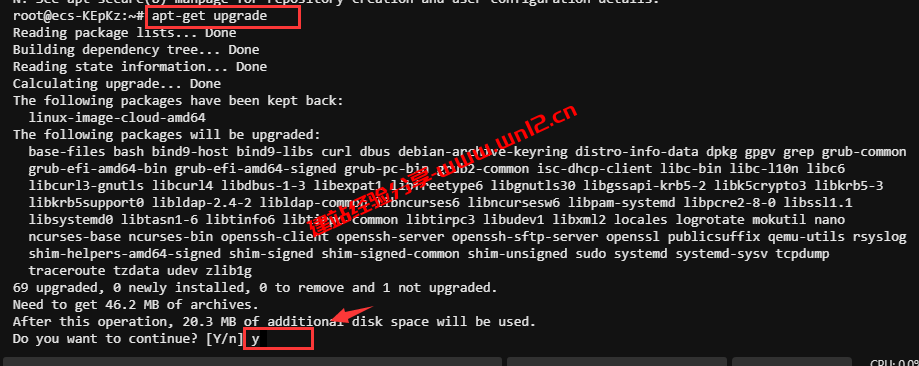 Debian系统版本升级教程，Debian 11在线升级到Debian 12详细图文教程插图