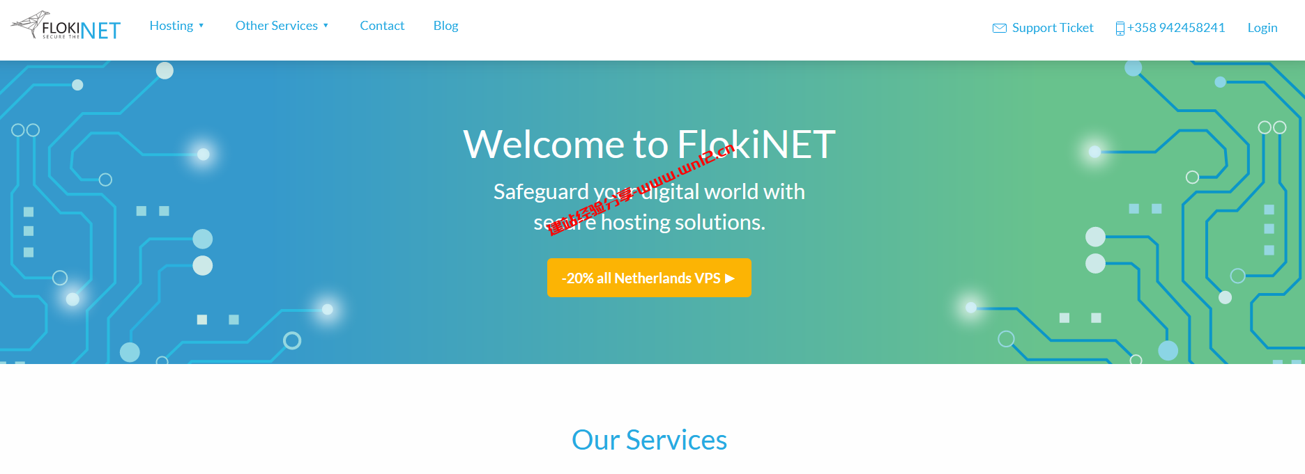国外抗DMCA版权投诉云服务器，FlokiNET荷兰抗投诉云服务器8折€7.6/月起插图