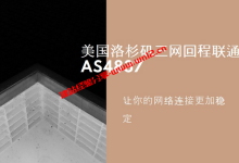 美国洛杉矶三网回程联通AS4837好不好？是否可以选择_建站经验分享