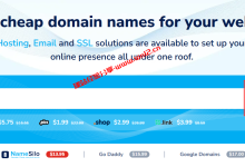 .com域名哪里注册便宜，NameSilo注册.com域名$1首年_建站经验分享