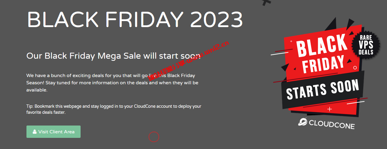 CloudCone2023黑五美国云服务器闪购，年付$10以内插图
