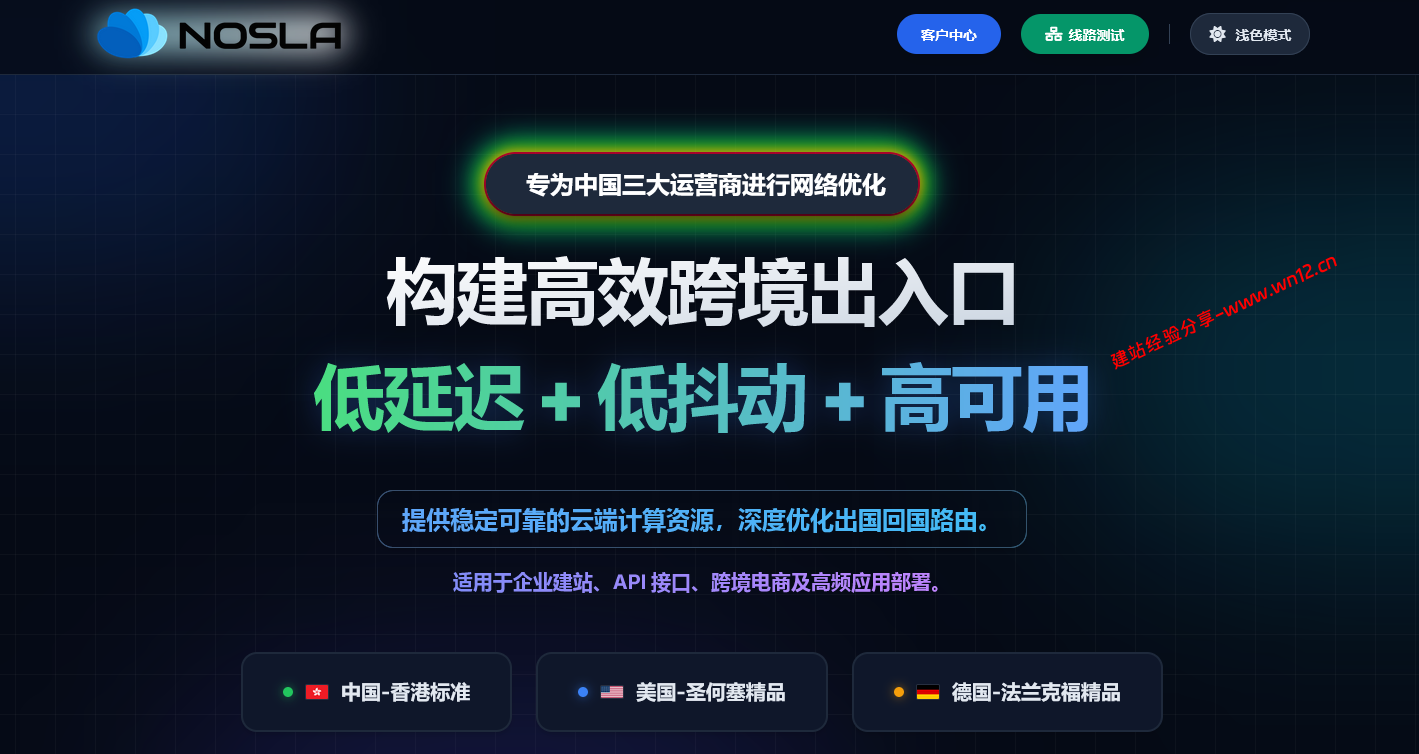 NoSLACloud香港普通优化云服务器线路详解，300-500M带宽，259元/年，月均21.5元！插图