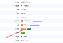 RakSmart新加坡精品CN2优化线路怎么样?RakSmart新加坡精品CN2线路网络及IP质量简单测评_建站经验分享
