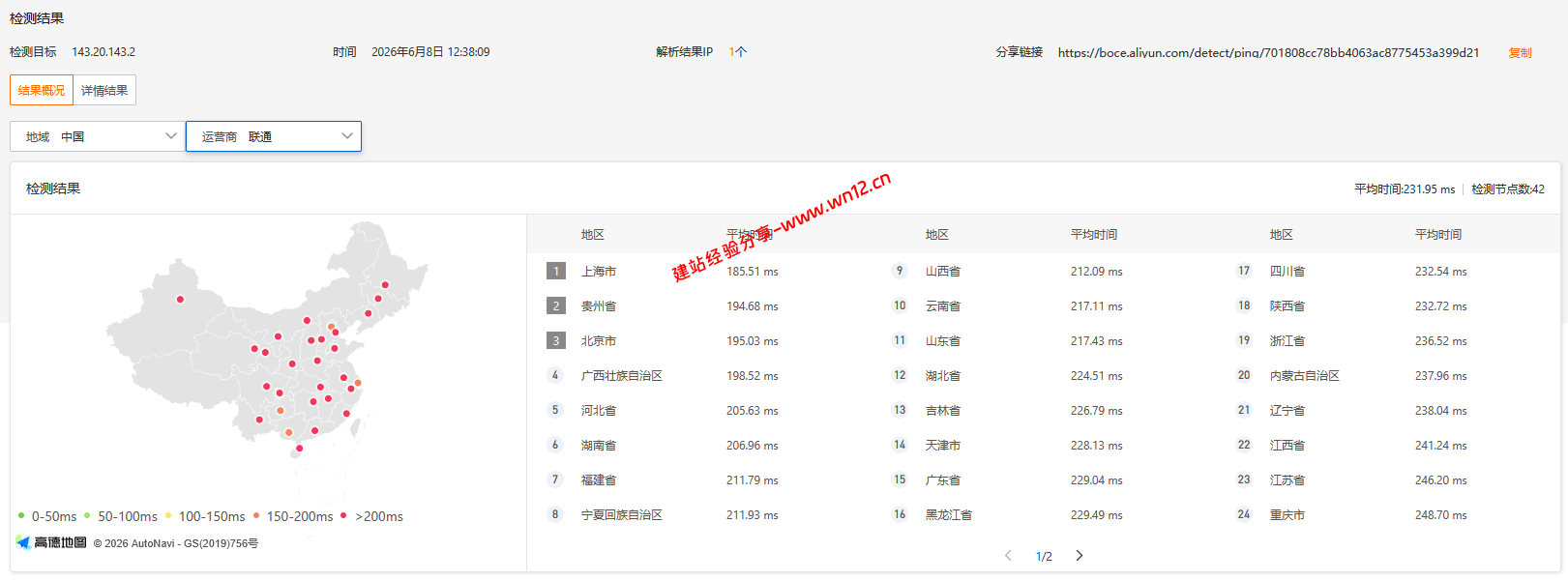 UQIDC美国休斯顿原生IP云服务器网络及IP质量简单测评及结果详解插图1