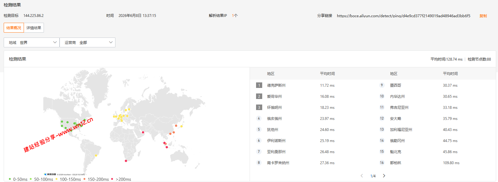 UQIDC美国达拉斯原生IP云服务器网络及IP质量简单测评及结果详解插图3