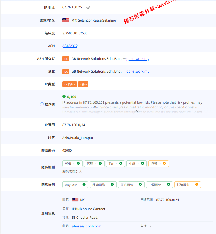 SVR4U马来西亚云服务器网络及IP质量简单测评及结果详解(晚高峰)插图7 SVR4U马来西亚云服务器网络及IP质量简单测评及结果详解(晚高峰)插图7